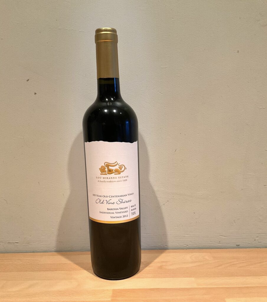 Old vine shiraz